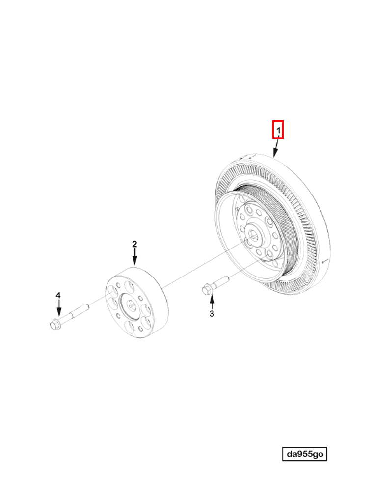 Vibration Damper | Cummins 2874325 | Viscous Vibration Damper
