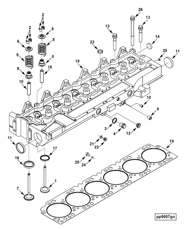 Cylinder Head | Cummins 2878506