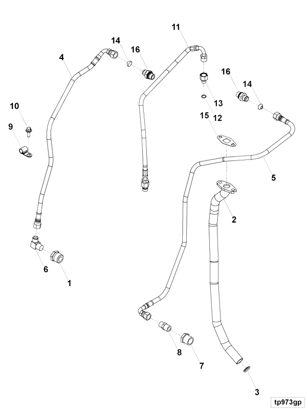 Turbocharger | Cummins 2878510 | Turbocharger Oil Drain Connection