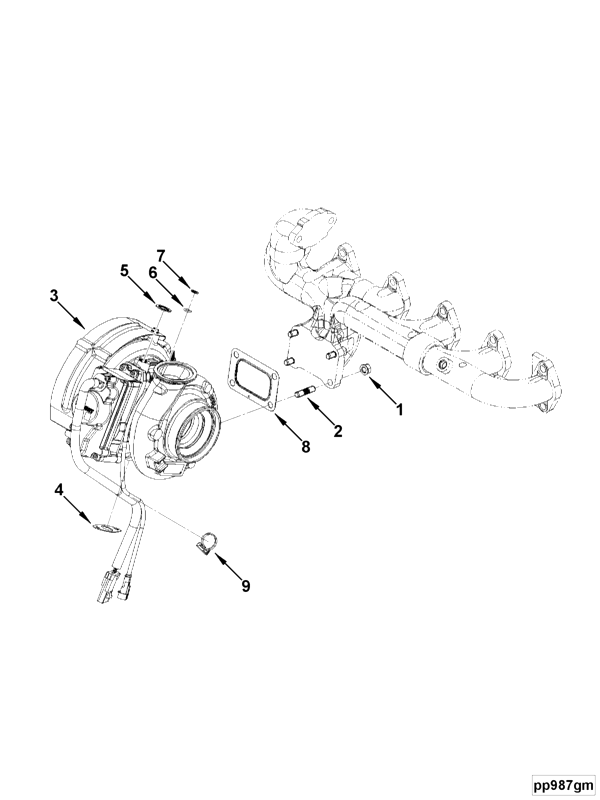 Turbocharger | Cummins 2881705 | Turbocharger Kit