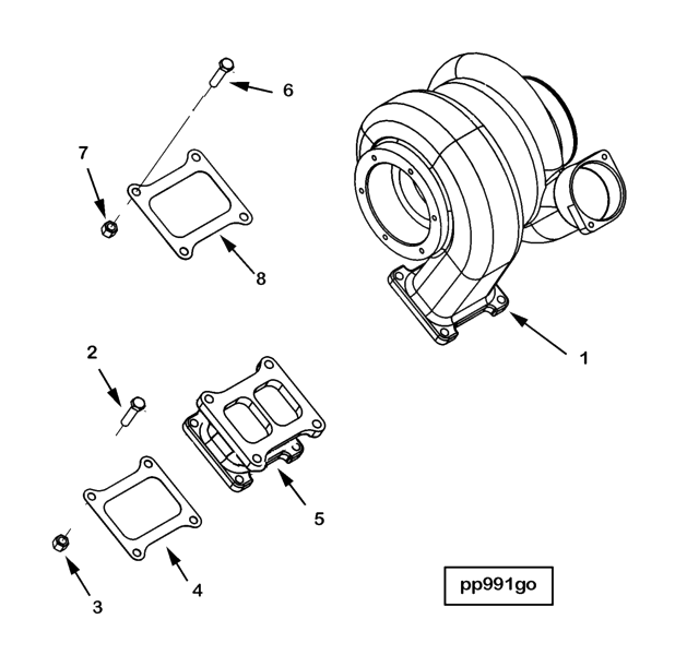 Turbocharger | Cummins 2881718 | Turbocharger Kit