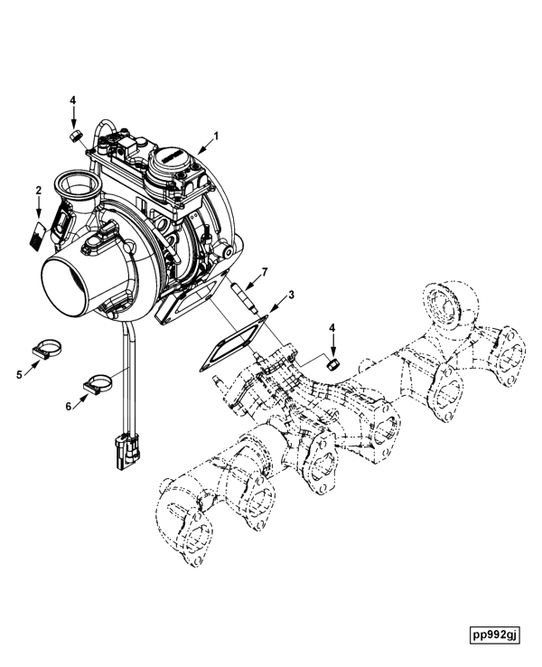 Turbocharger | Cummins 2881743 | turbocharger