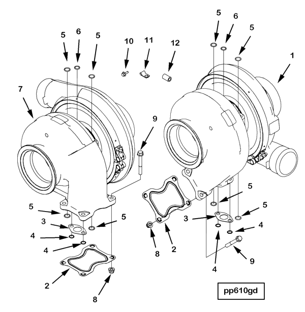 Turbocharger | Cummins 2881768 | Turbocharger Kit