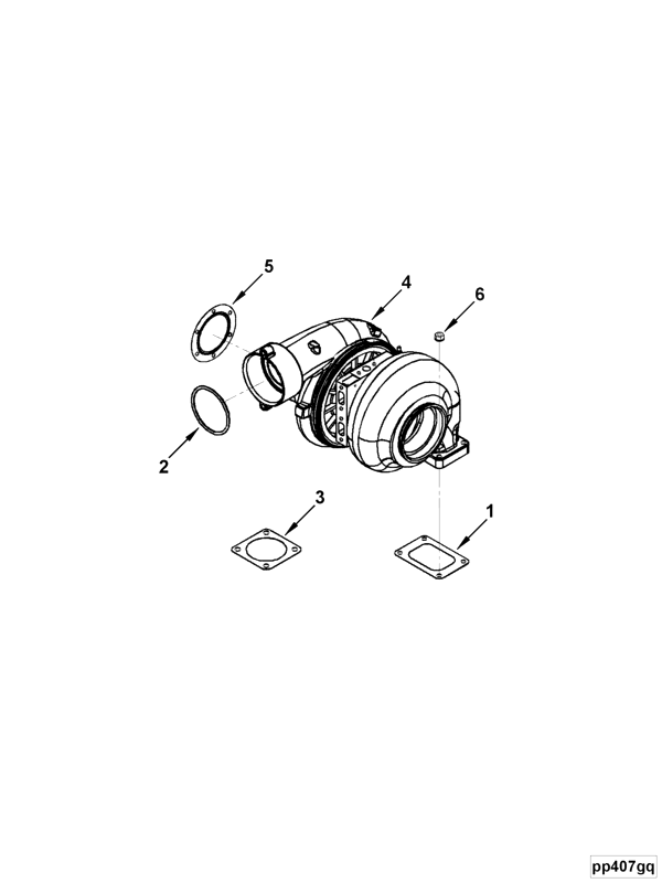 Turbocharger | Cummins 2881806 | Turbocharger Kit