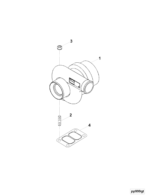 Turbocharger | Cummins 2881854 | Turbocharger Kit