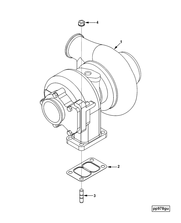 Turbocharger | Cummins 2881858 | He 07 VG MR Turbocharger