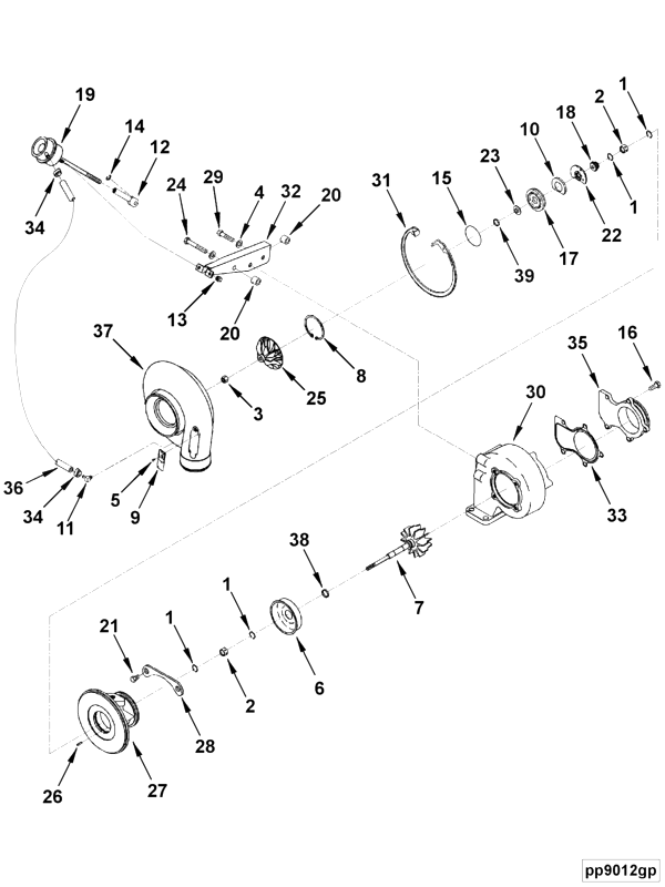 Turbocharger | Cummins 2881903 | Turbocharger Kit