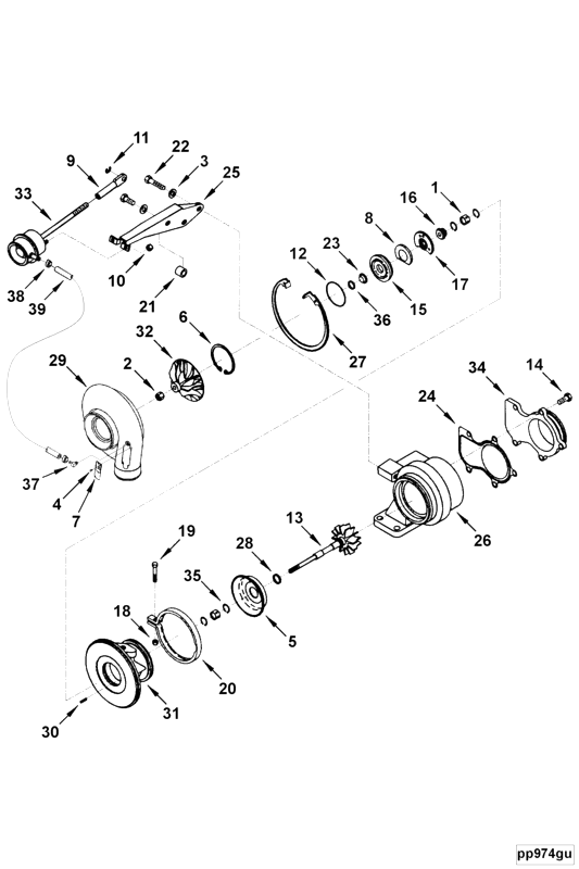 Turbocharger | Cummins 2881904 | Turbocharger Kit