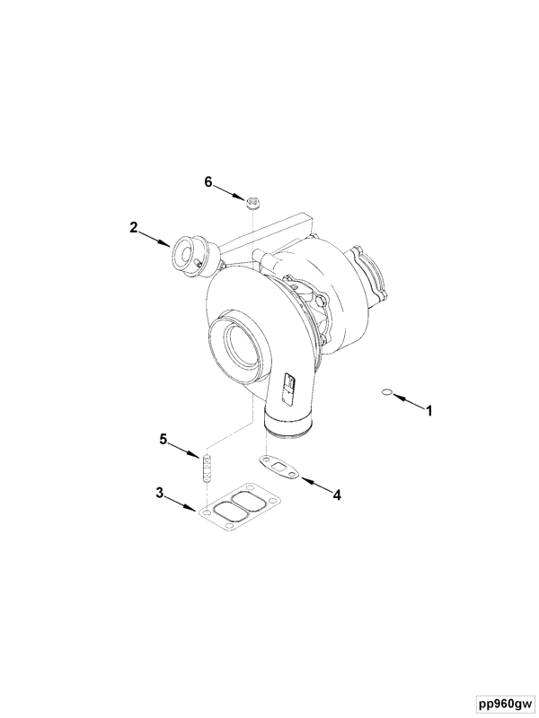 Turbocharger | Cummins 2881907 | Turbocharger Kit