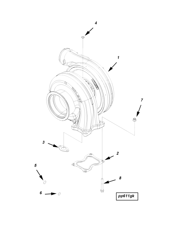 Turbocharger | Cummins 2881956 | Turbocharger Kit