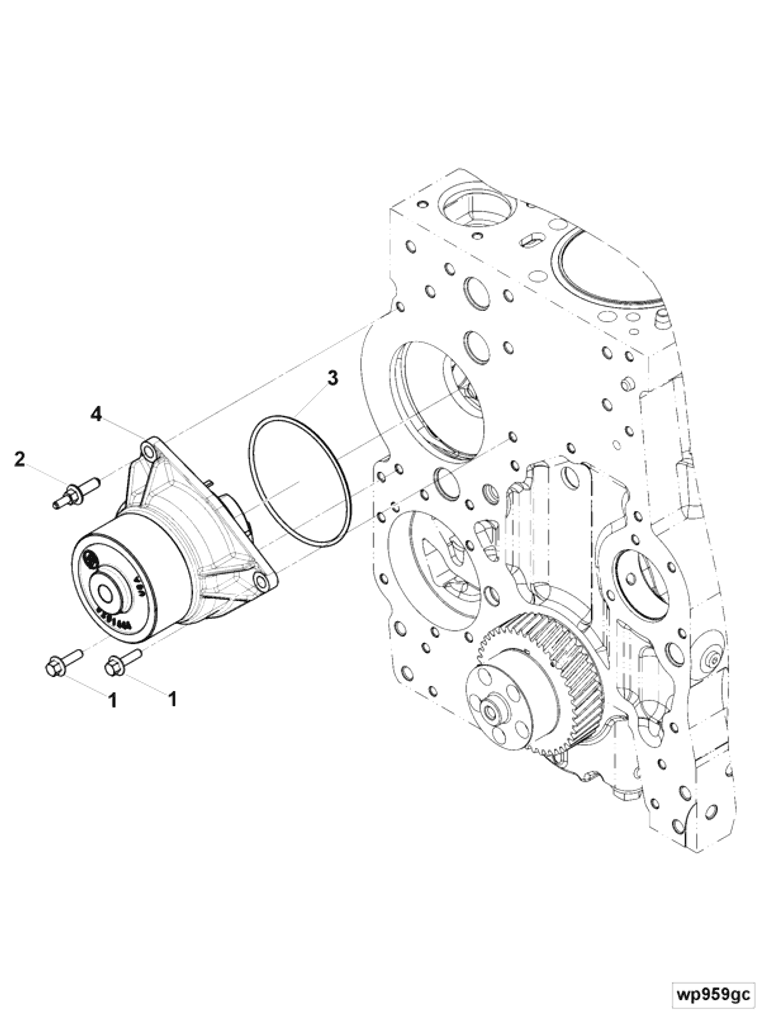 Water Pump | Cummins 2882044 | Water Pump Kit