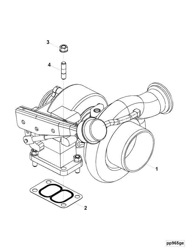 Turbocharger | Cummins 2882055 | Turbocharger Kit