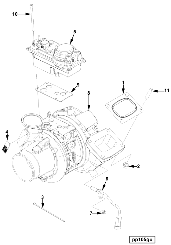 Turbocharger | Cummins 2882085 | Turbocharger Kit