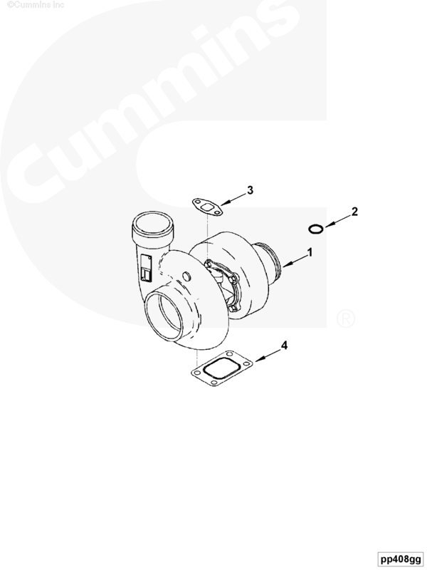 Turbocharger | Cummins 2882094 | hx80 Turbocharger