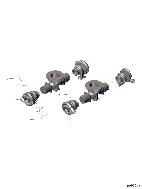 Turbocharger | Cummins 2882097 | Turbocharger Kit