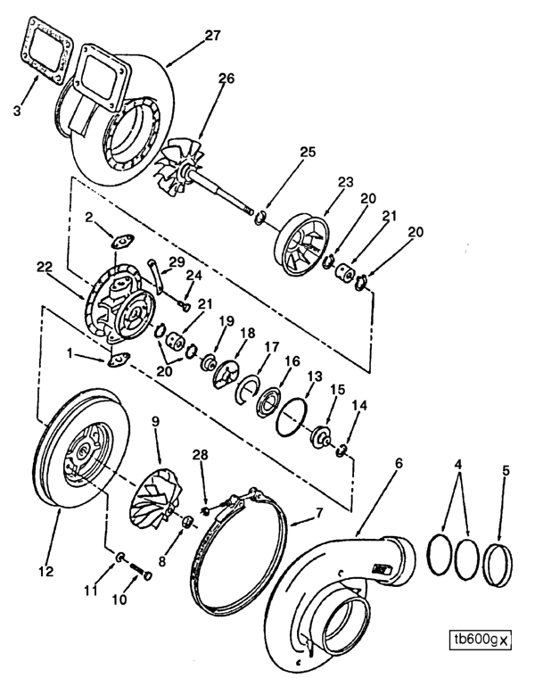 Turbocharger | Cummins 2882104 | hx80 Turbocharger