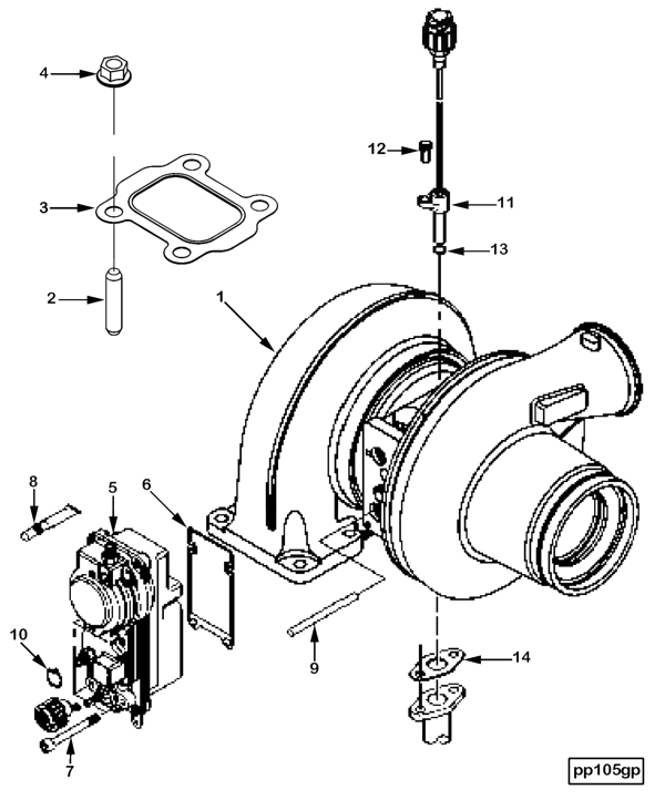 Turbocharger | Cummins 2882111 | Turbocharger Kit
