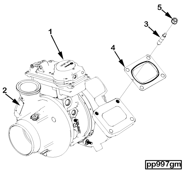 Turbocharger | Cummins 2882138 | Turbocharger Kit