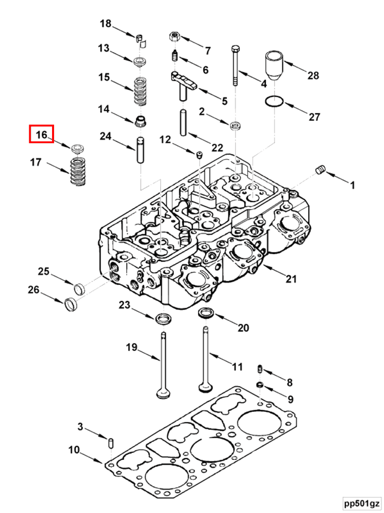Valve | Cummins 2885804 | Valve Rotator