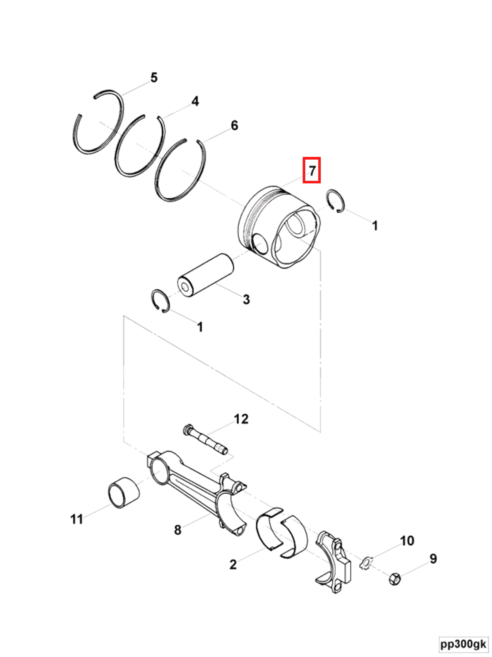 Engine | Cummins 2888449 | Engine Piston