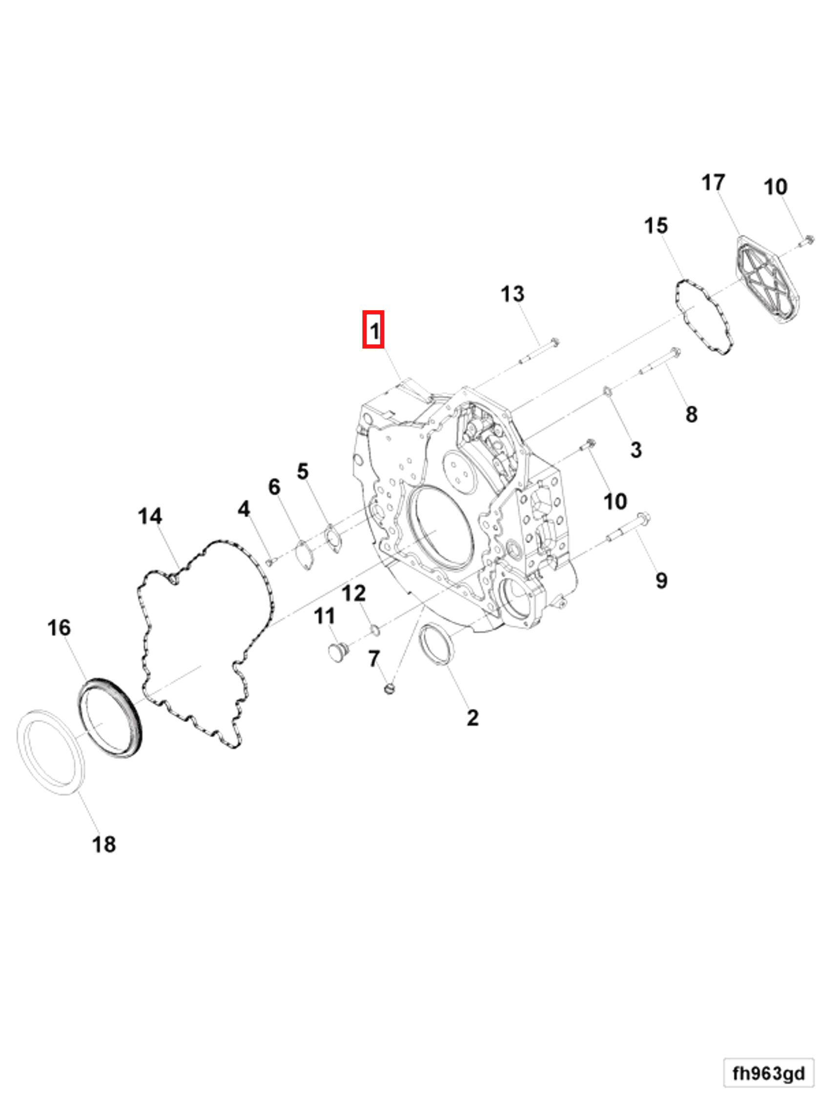 Flywheel | Cummins 2897223 | Flywheel Housing