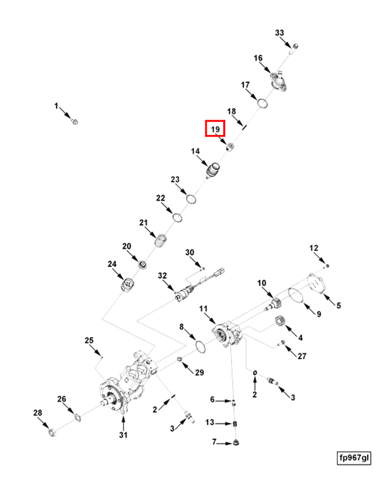 Valve | Cummins 2897512 | Check Valve Plunger