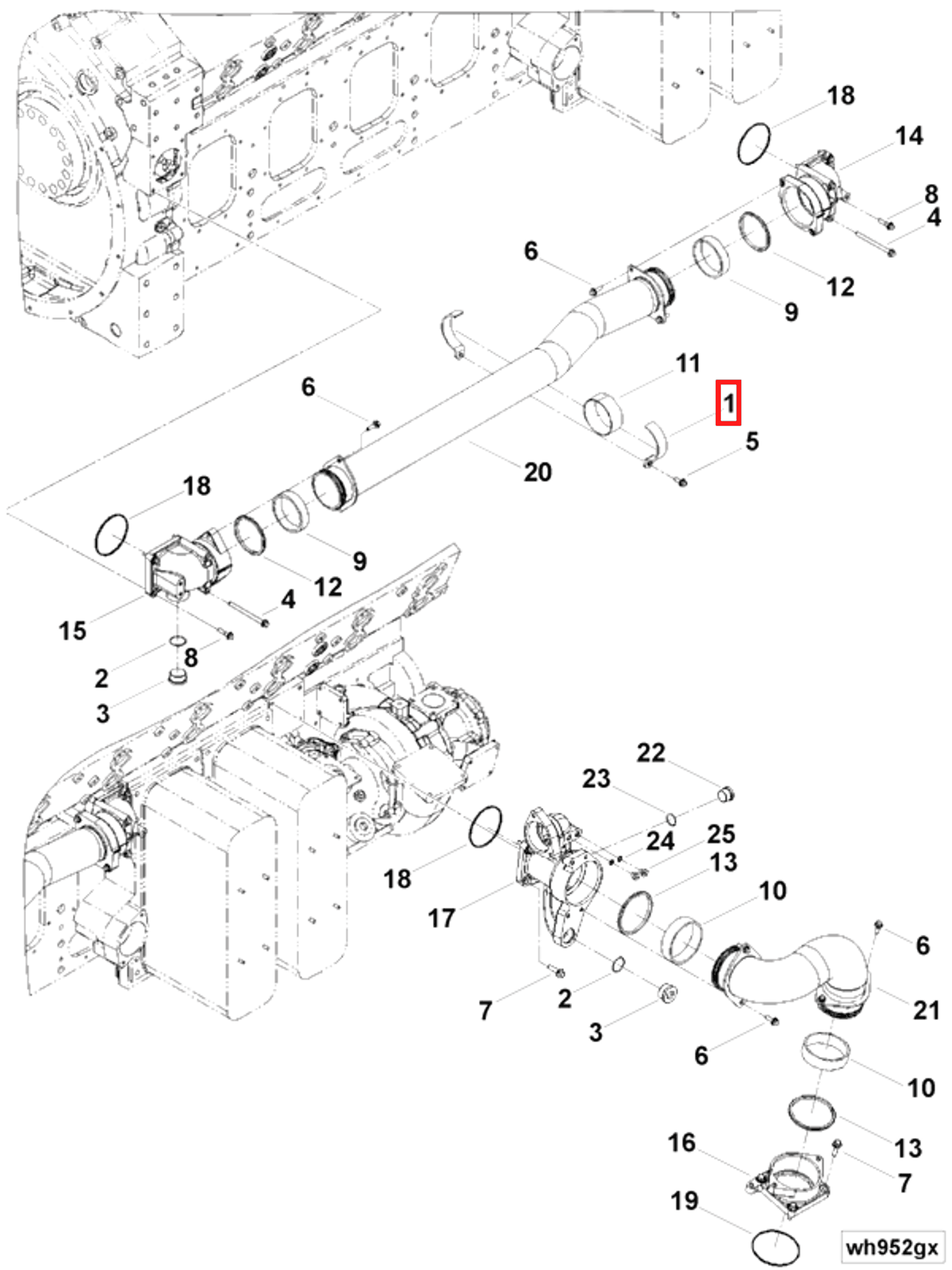 Retainer | Cummins 2898038 | Retaining Clamp