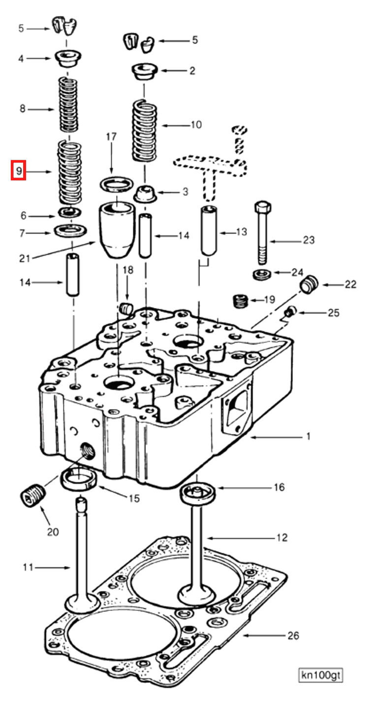 Valve | Cummins 3005960 | Valve Spring