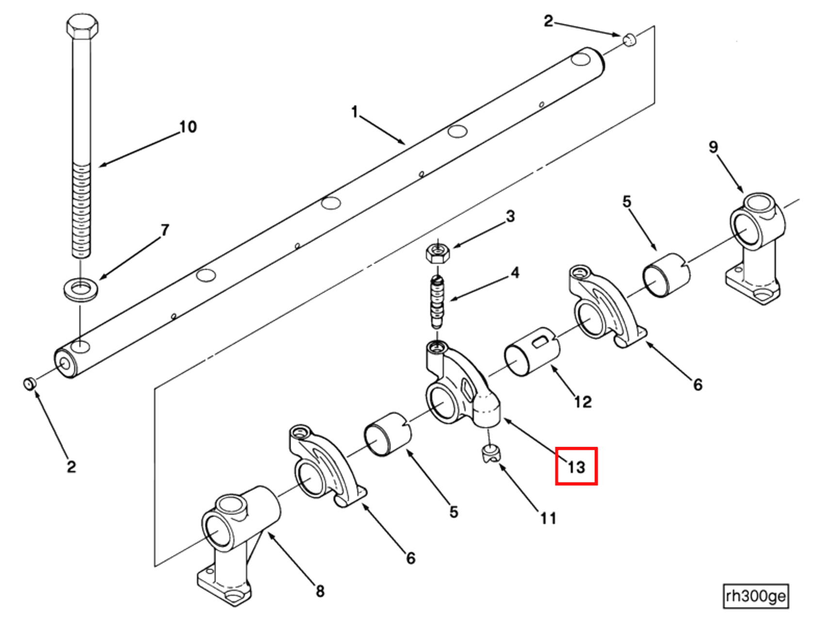 Rocker | Cummins 3006111 | Rockerlever