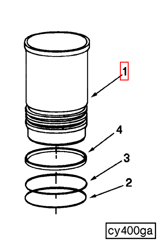 Cylinder liner | Cummins 3007710