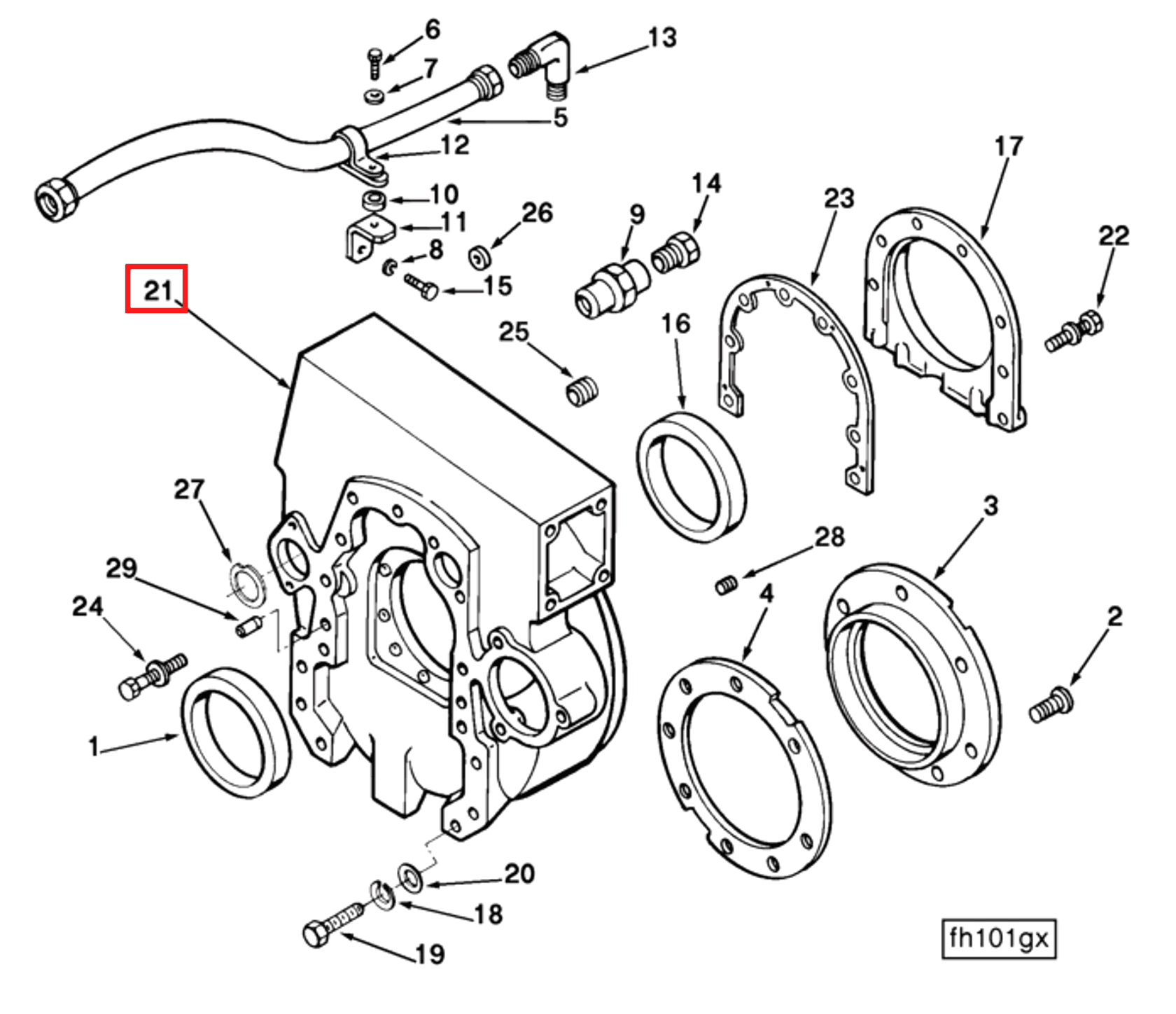 Flywheel | Cummins 3007724 | Flywheel Housing