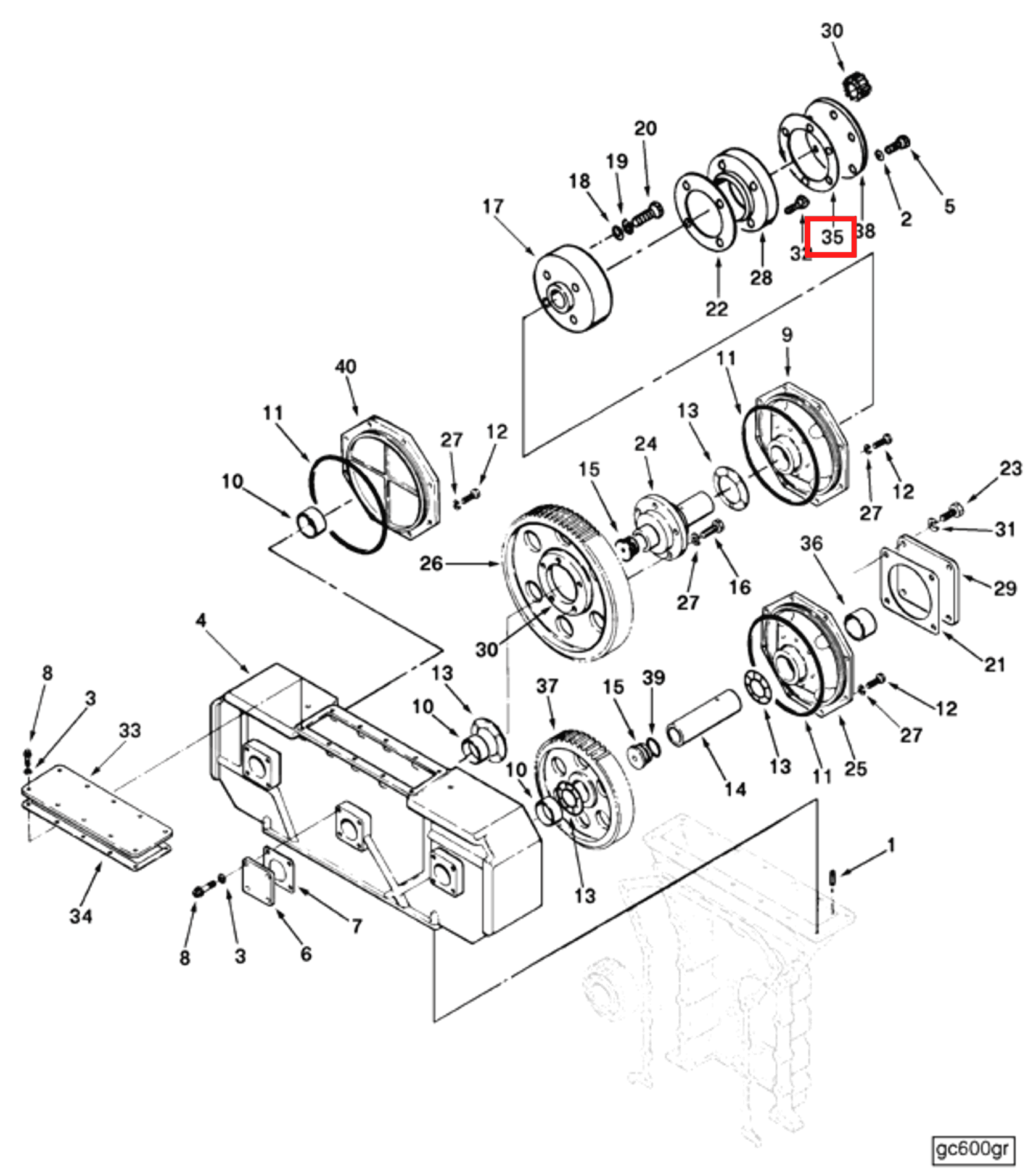 Gasket | Cummins 3008486 | Cover Plate Gasket