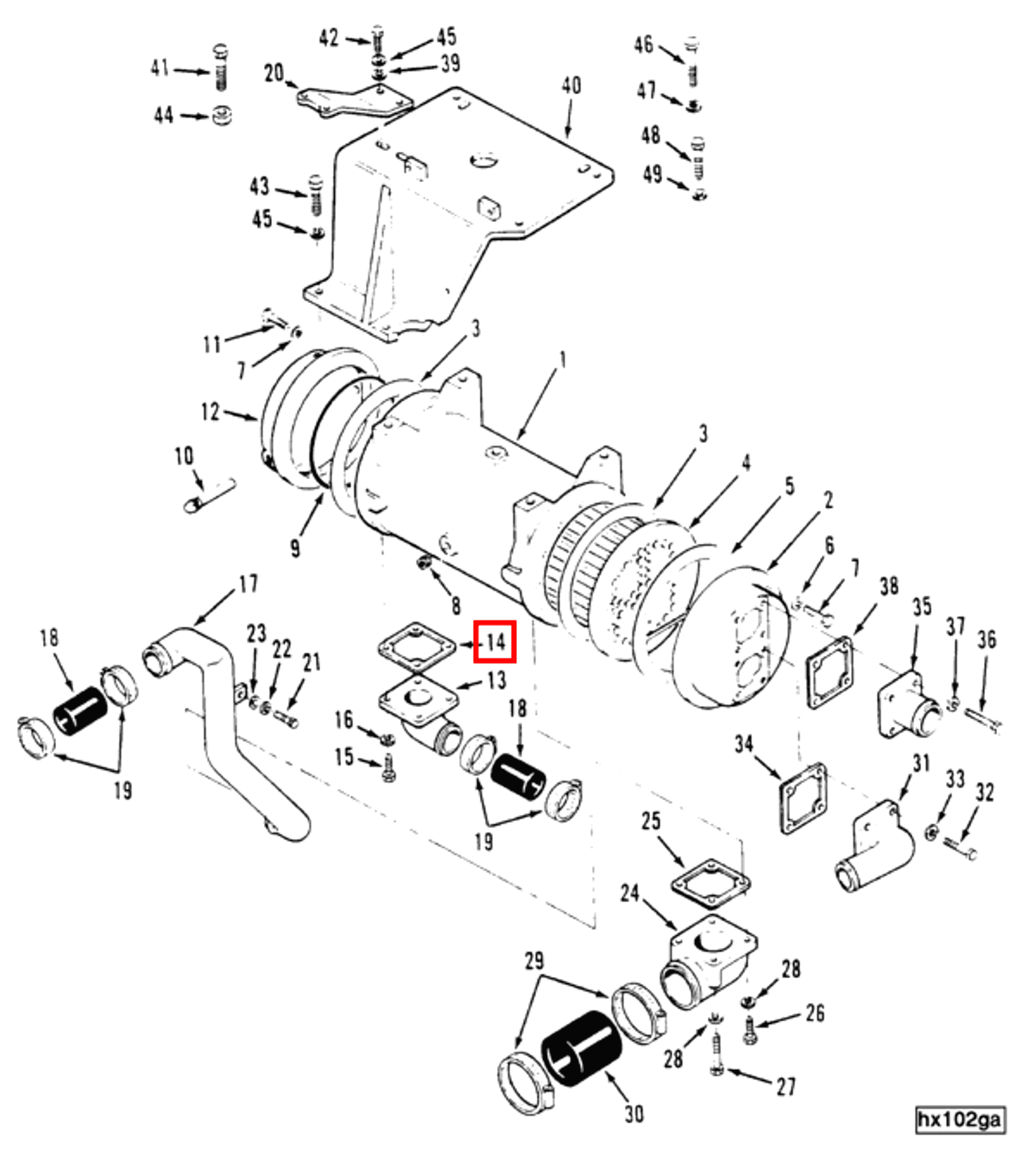 Gasket | Cummins 3008825 | Gasket