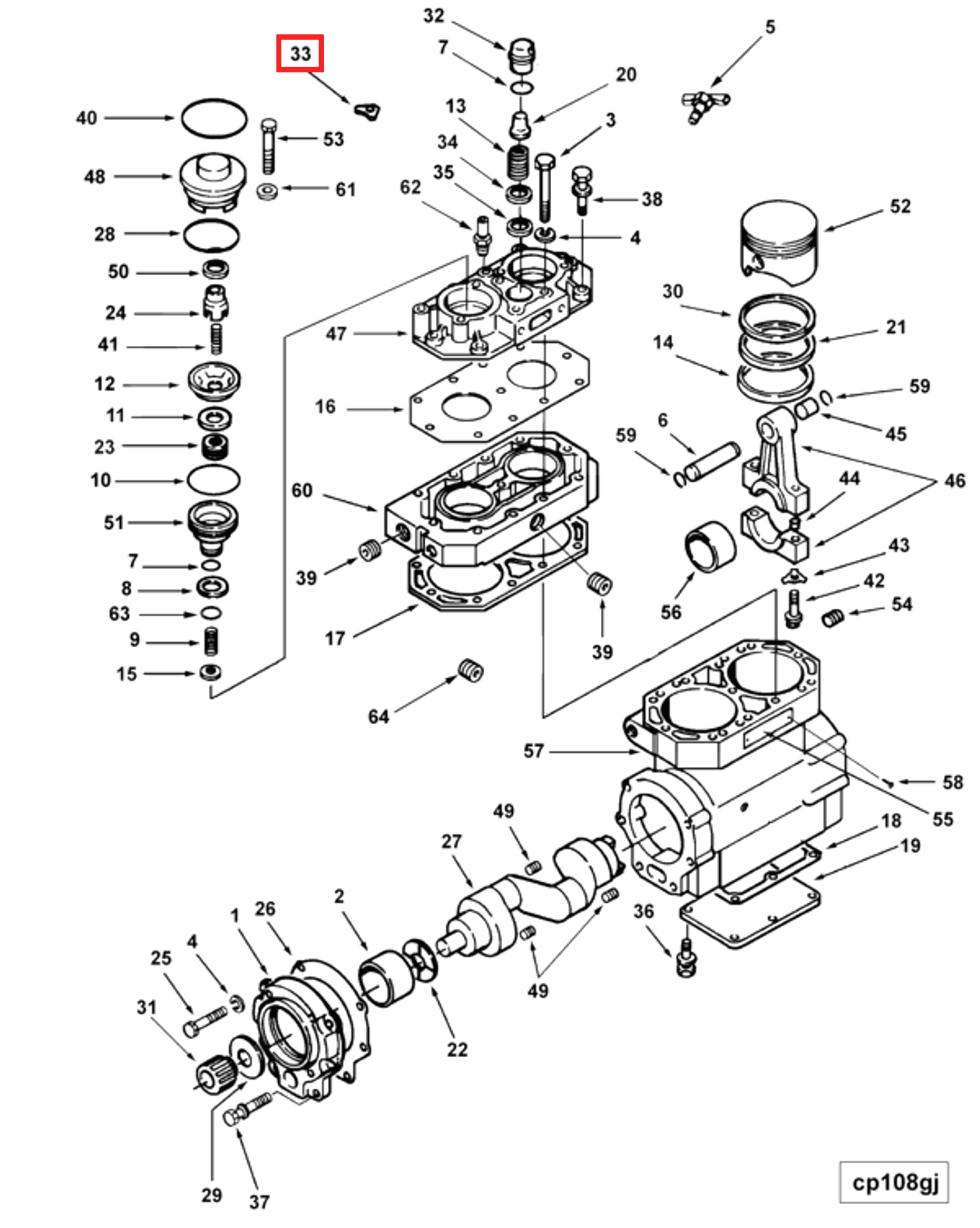 Retainer | Cummins 3009736 | Retaining Clamp