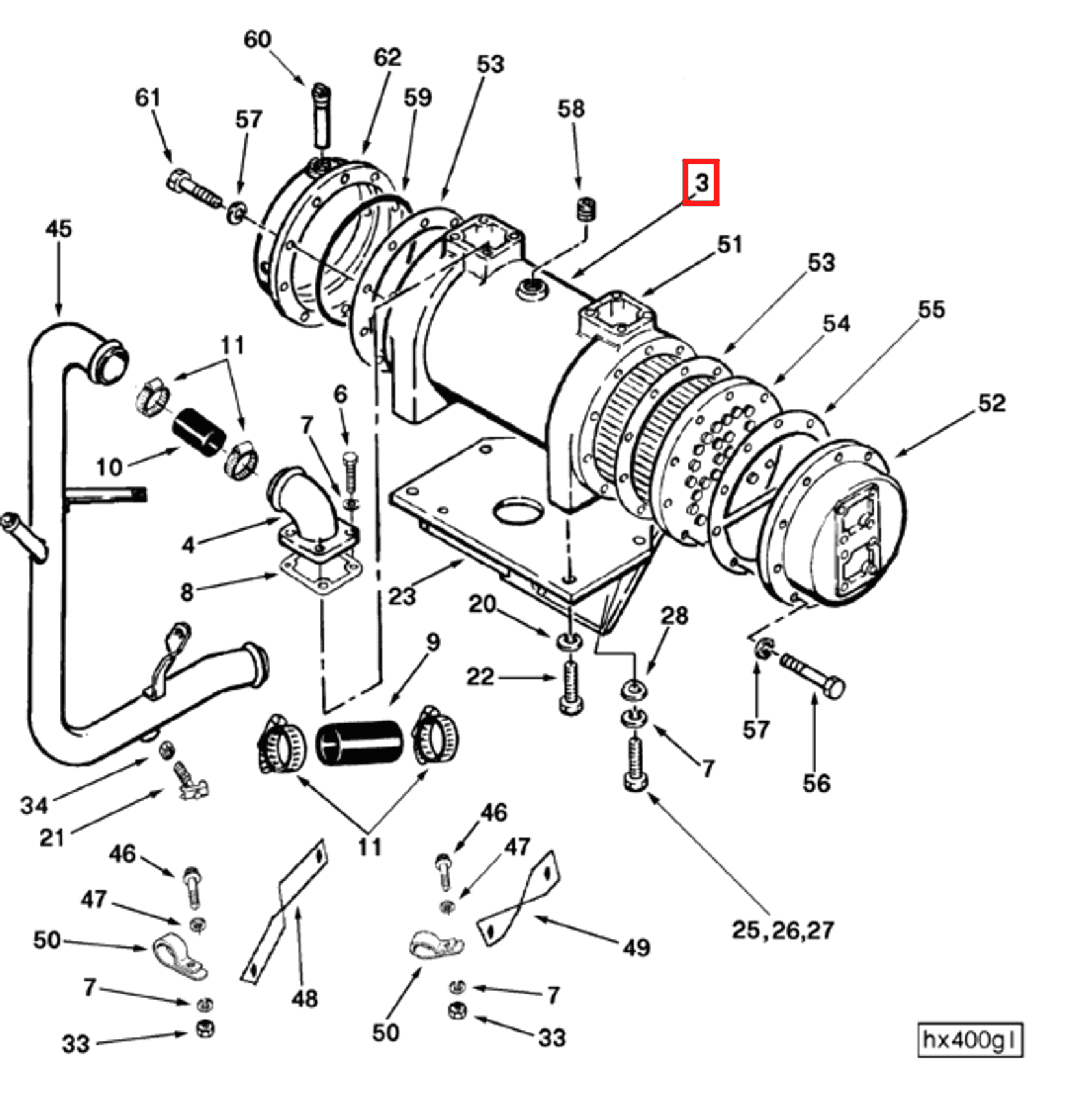 Heat Exchanger | Cummins 3011108 | Heat Exchanger