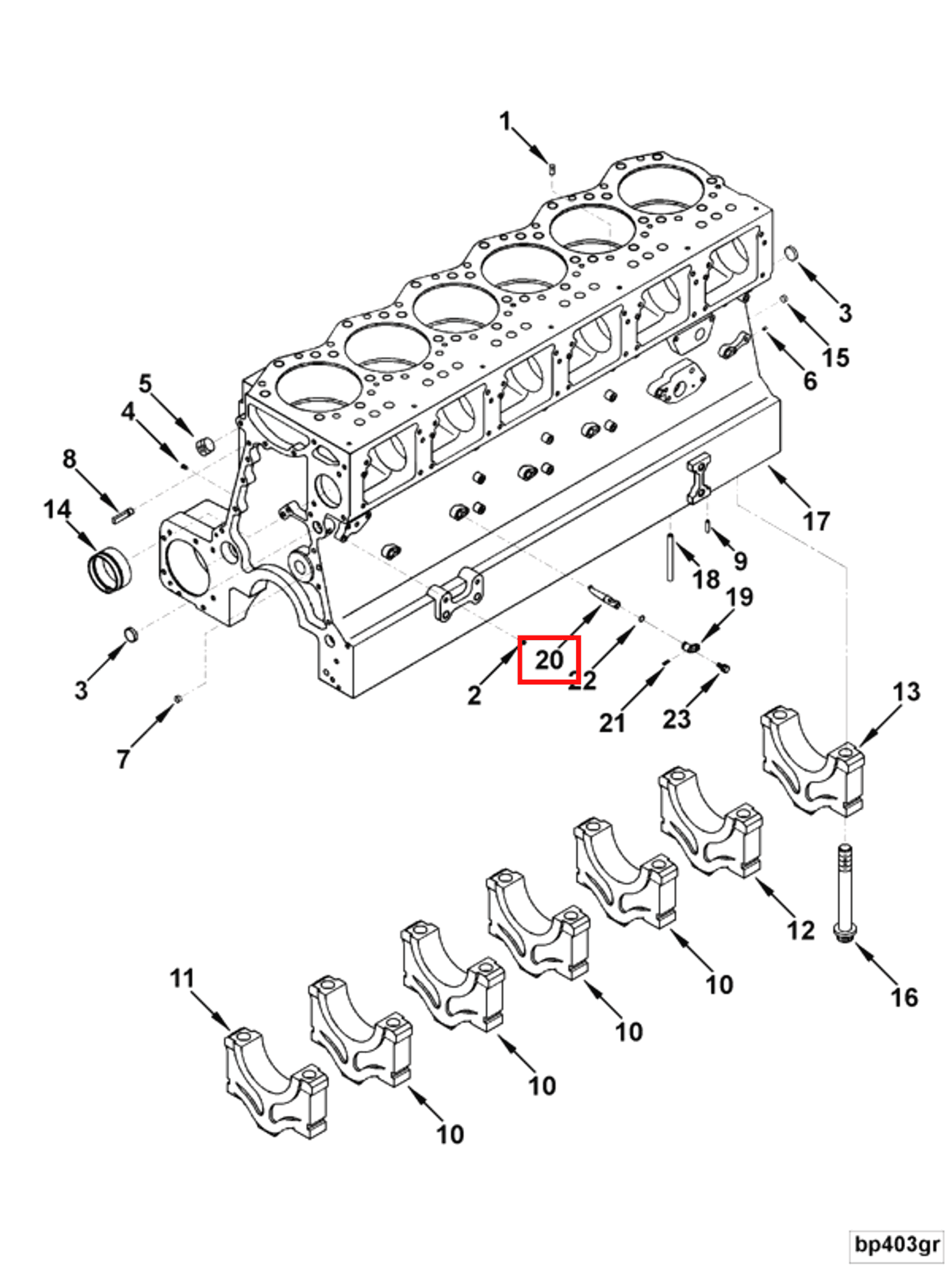 Piston | Cummins 3013218 | Piston Cooling Nozzle