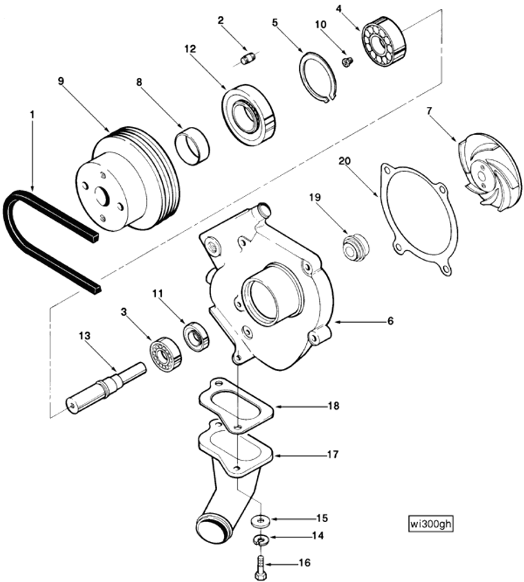 Water Pump | Cummins 3018876