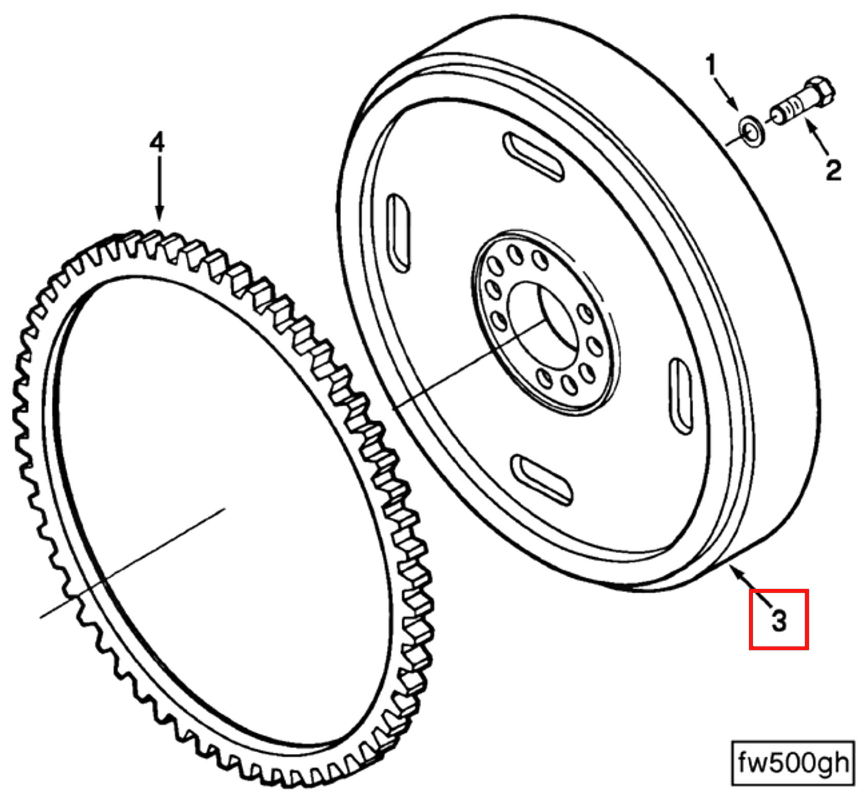 Flywheel | Cummins 3020953