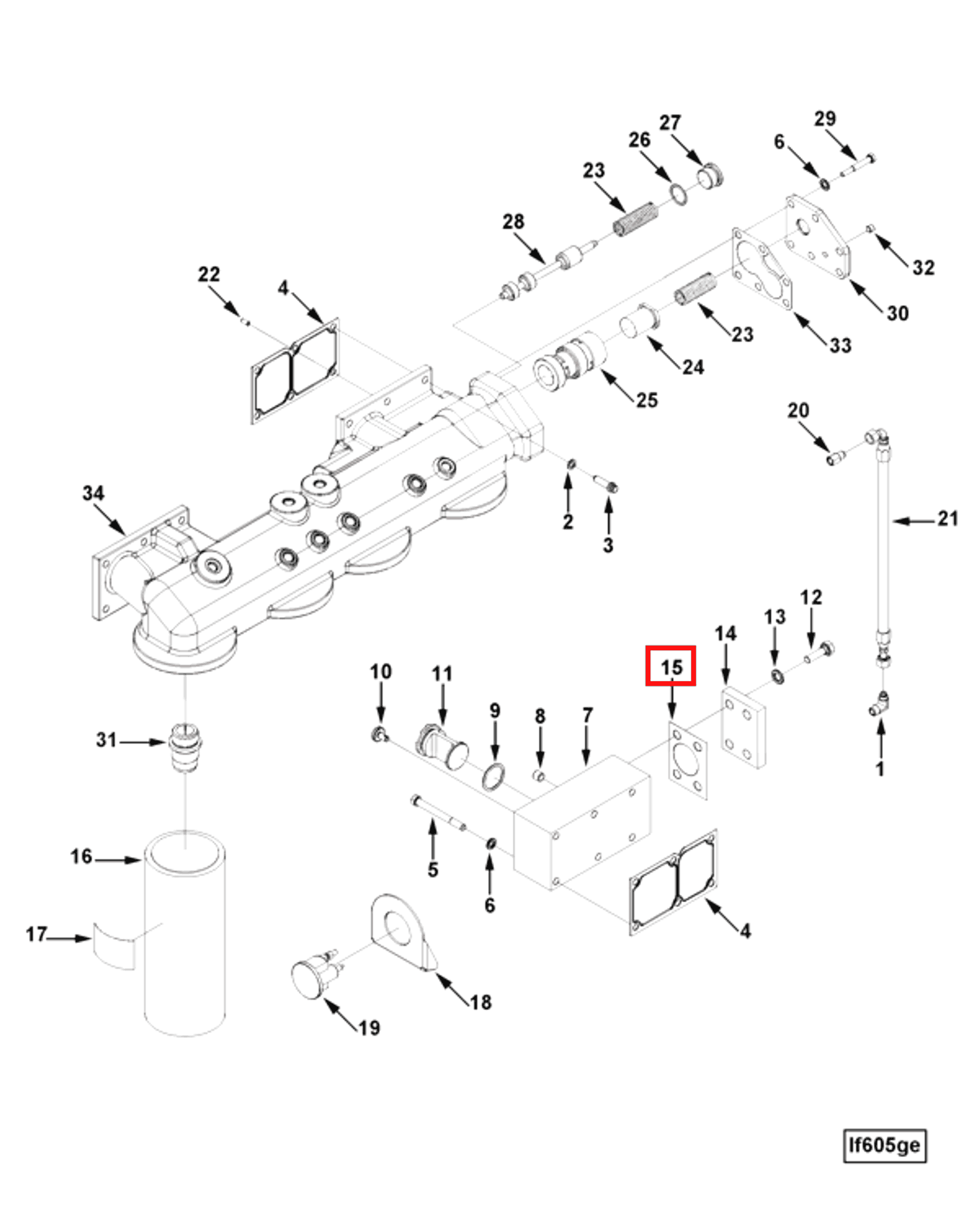 Gasket | Cummins 3021134 | Cover Plate Gasket