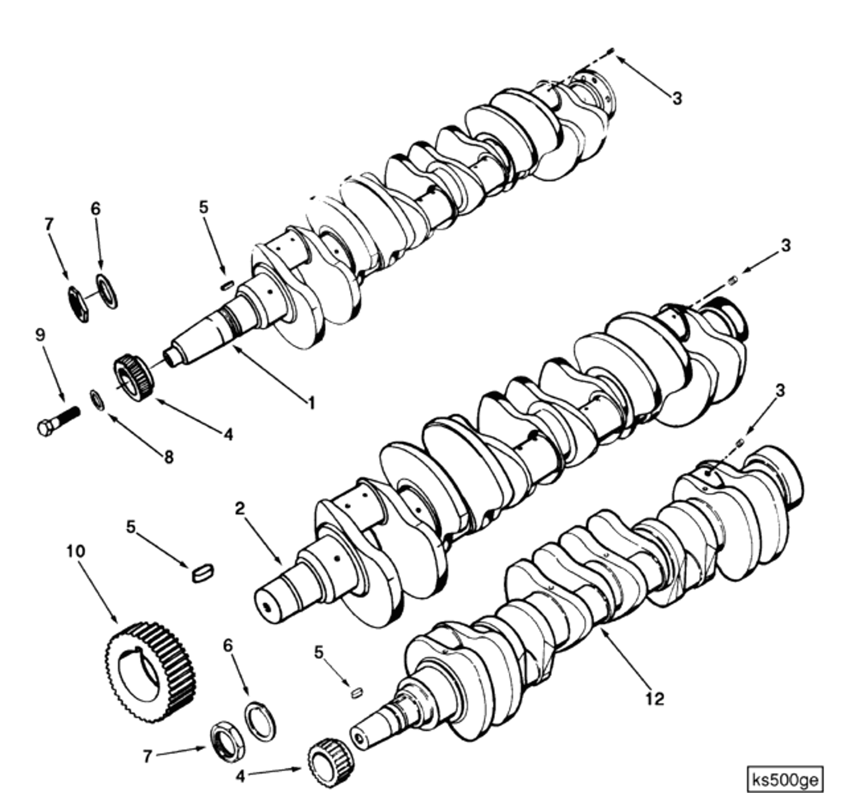 Engine | Cummins 3027158 | Engine Crankshaft