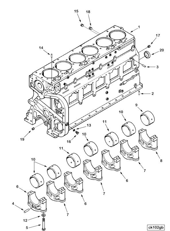 Cylinder Blok | Cummins 3032187