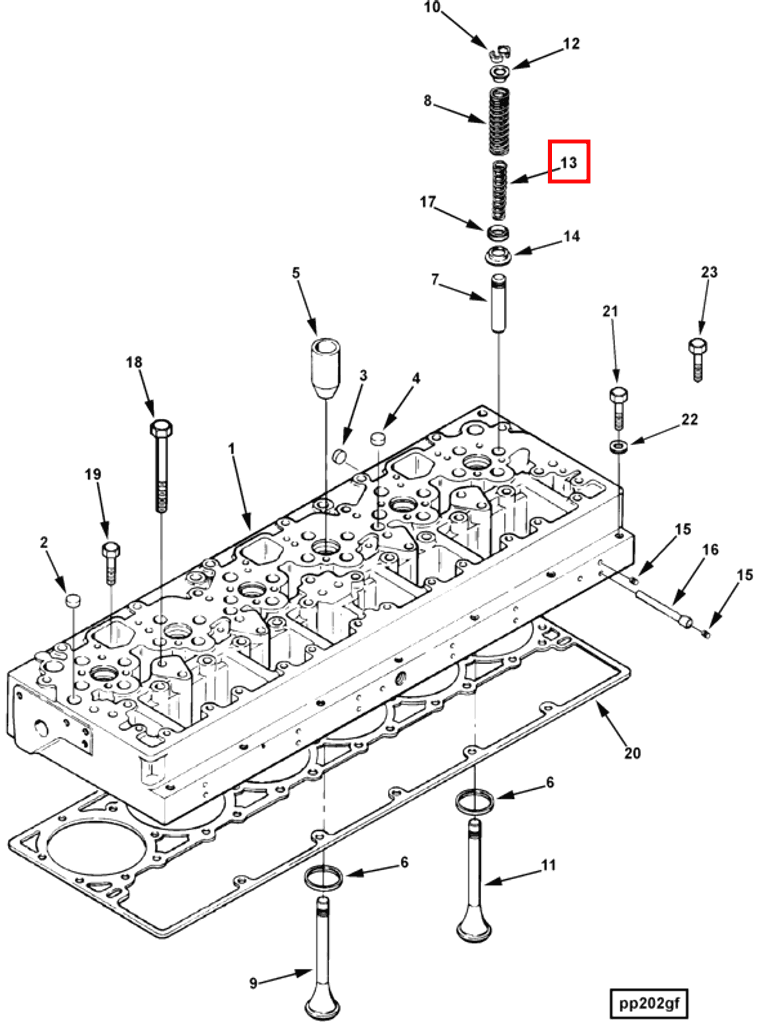 Valve | Cummins 3033233 | Valve Spring