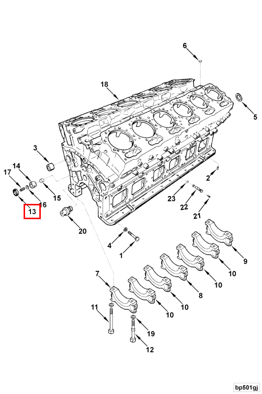 Cylinder Blok | Cummins 3034885