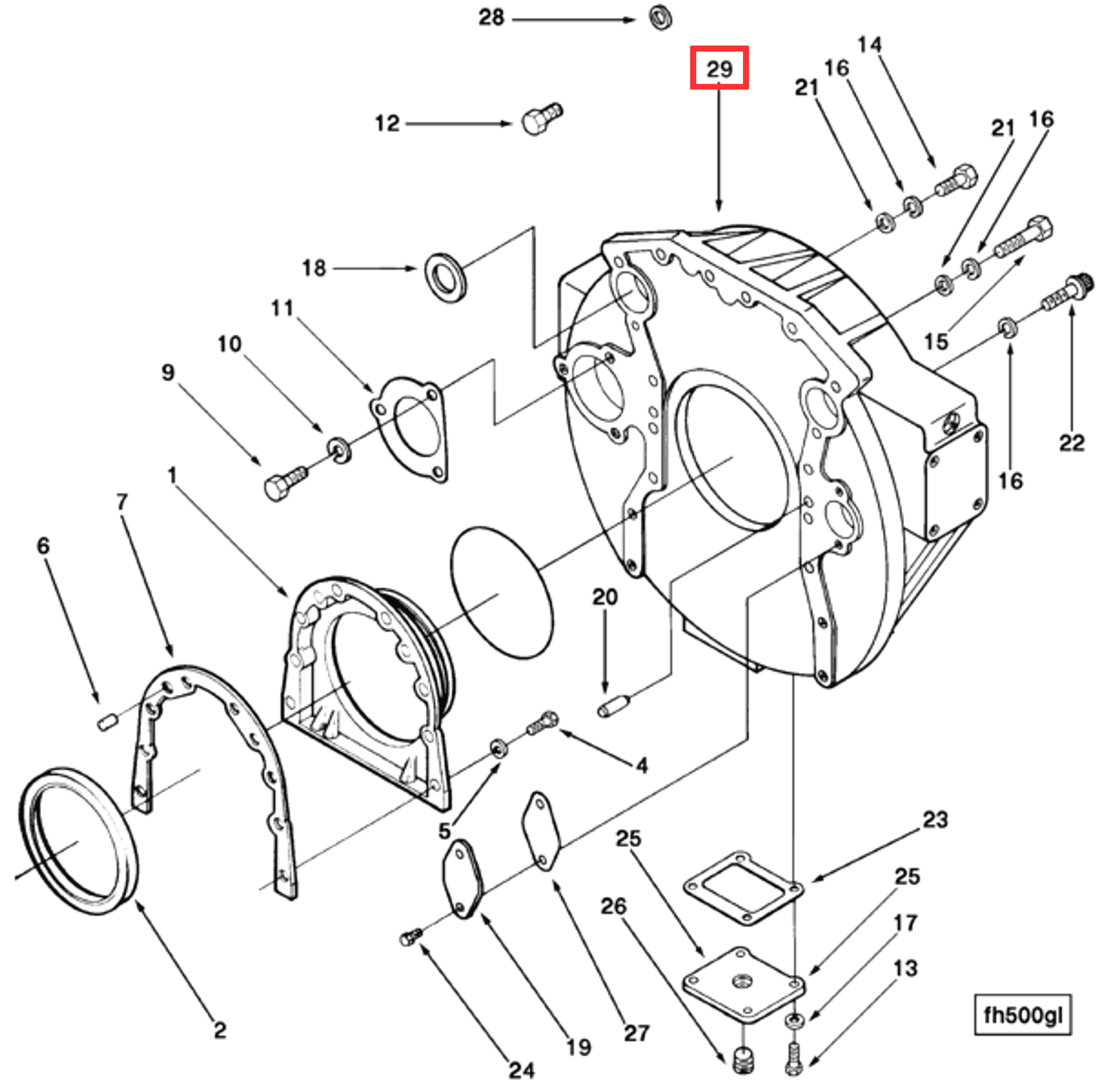 Flywheel | Cummins 3034988 | Flywheel Housing