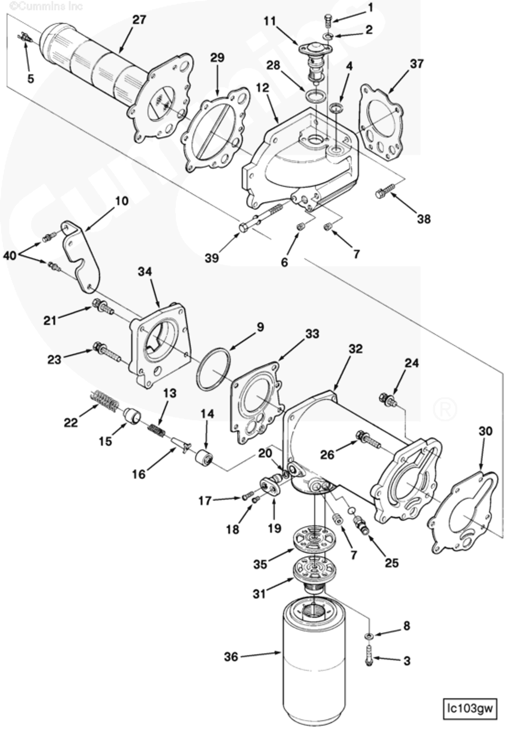 Engine | Cummins 3035798 | Engine Oil Cooler
