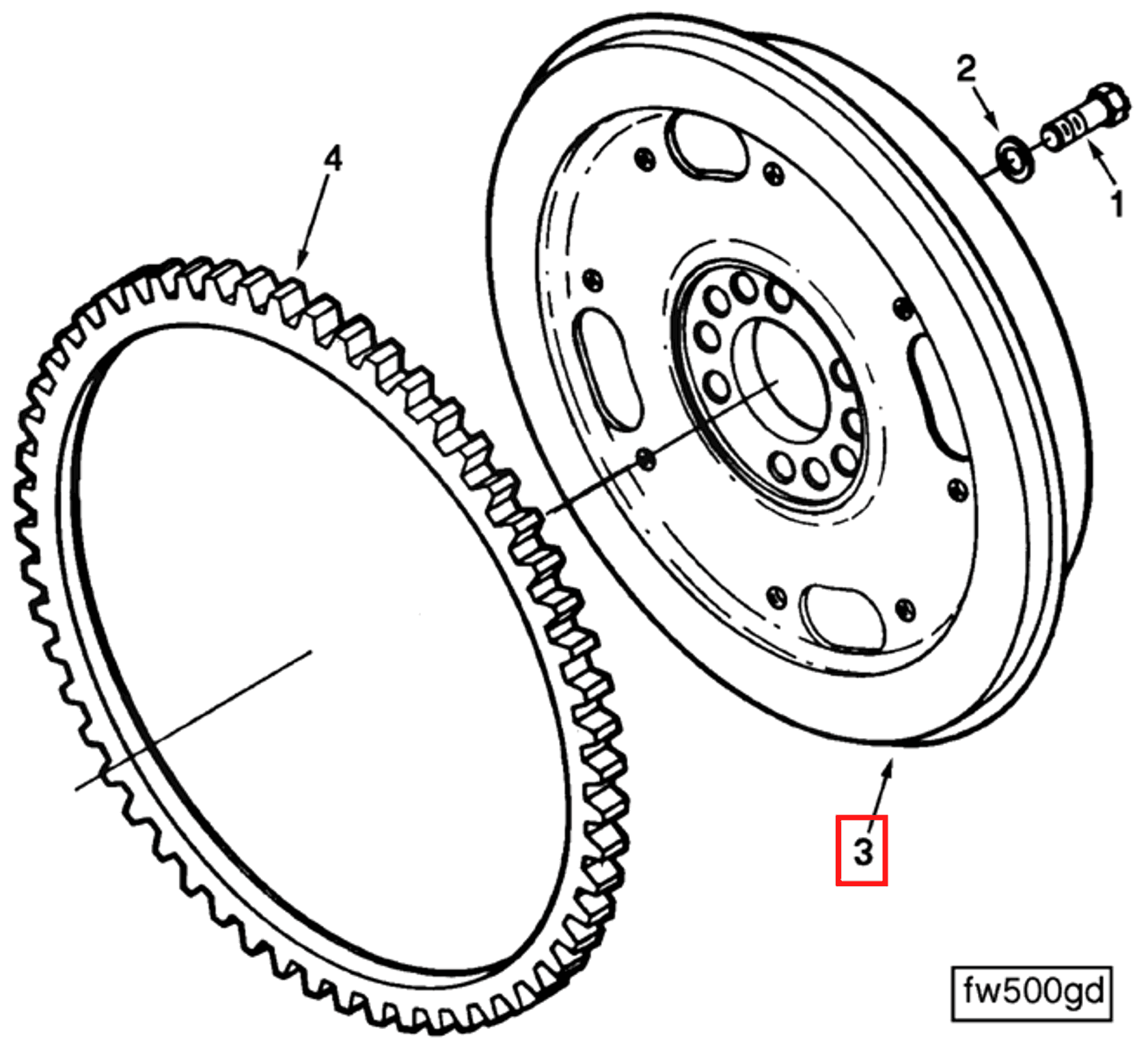 Flywheel | Cummins 3036066