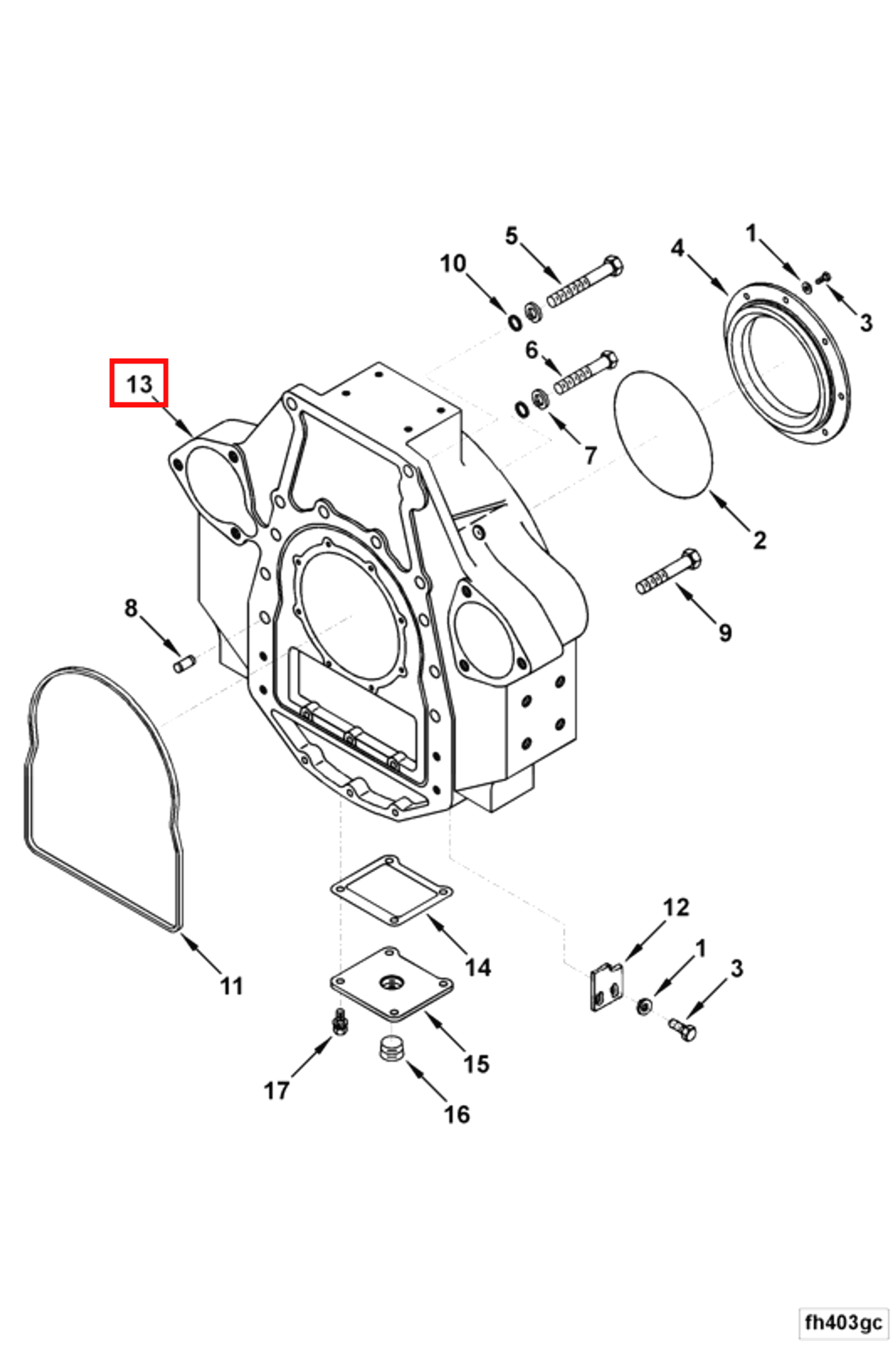 Flywheel | Cummins 3036797 | Flywheel Housing