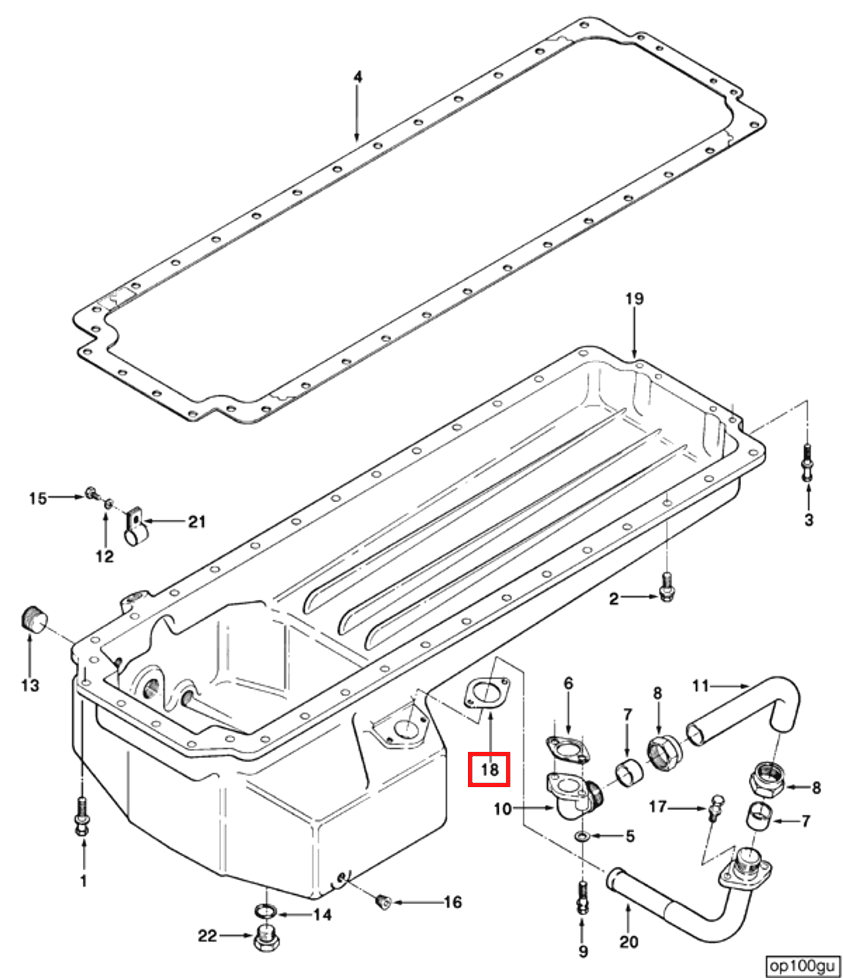 Gasket | Cummins 3037421 | Flange Gasket