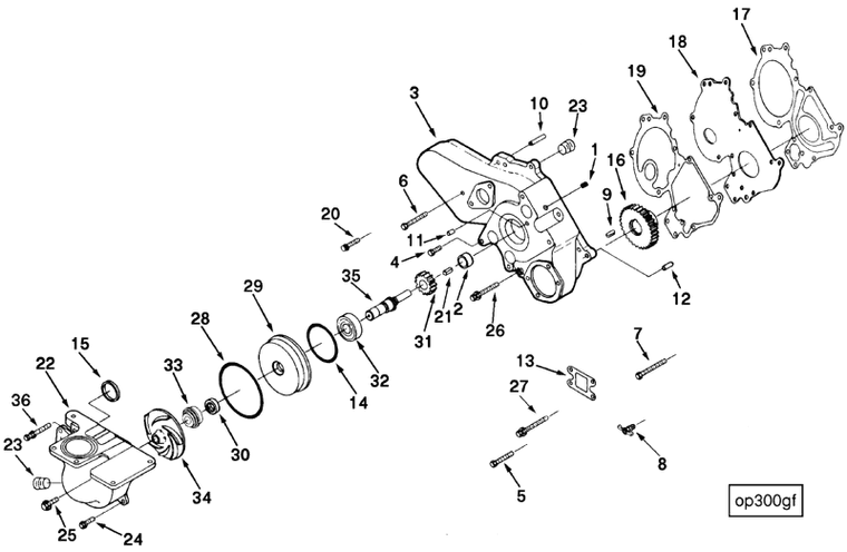 Water Pump | Cummins 3040924 | Water Pump Impeller