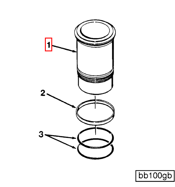Cylinder liner | Cummins 3042763